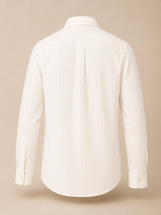Classic Ivory Stripe Shirt
